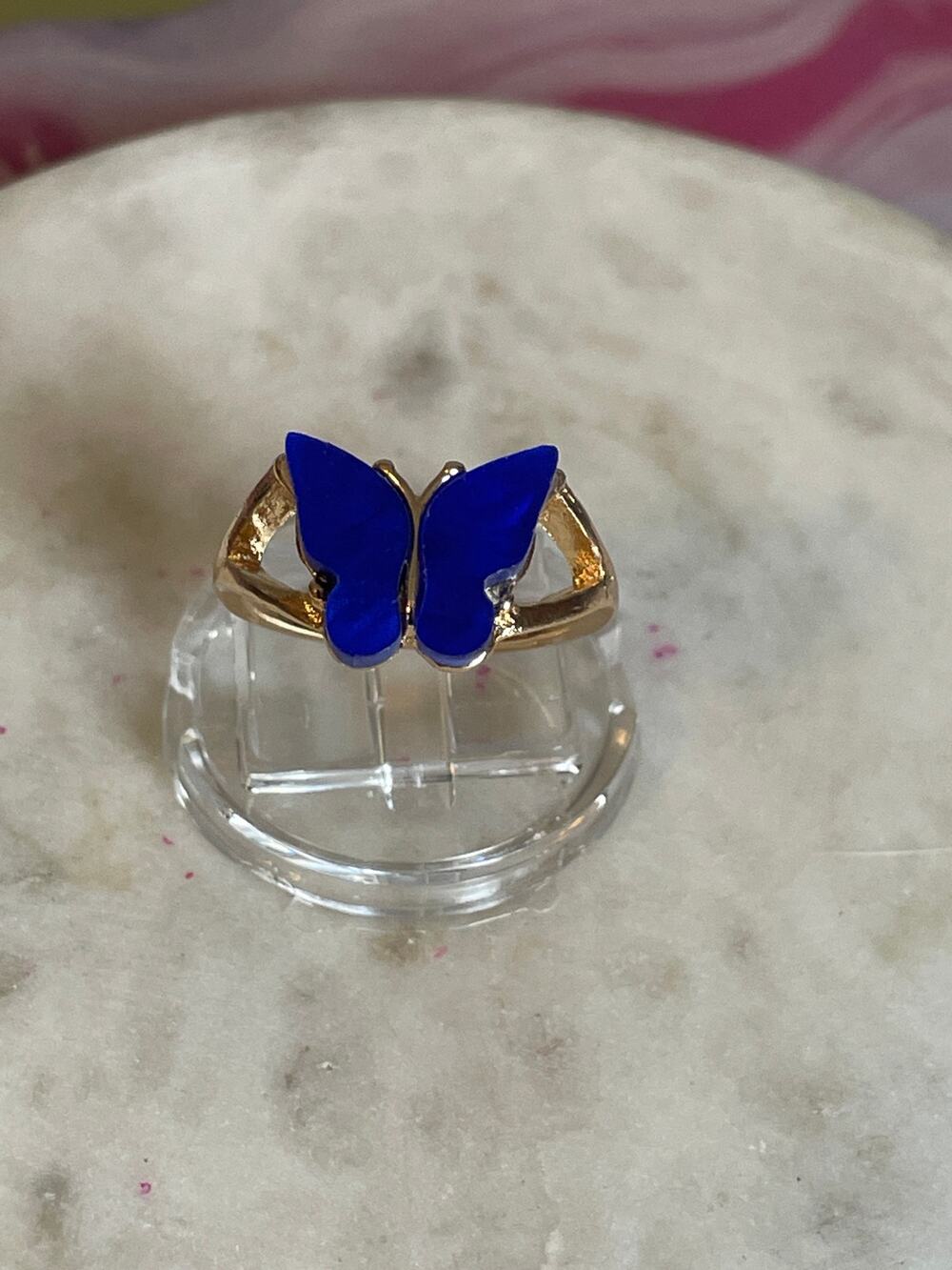 New fashion ring gold tone cz - 8